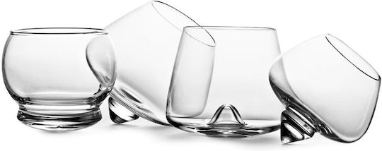 Normann Copenhagen Set de Pahare Lichior/Ouzo din Sticlă Fără Colțuri 2buc