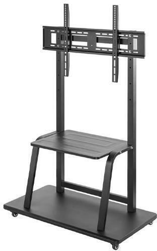 Gembird TVS-100F-01 Βάση Τηλεόρασης Δαπέδου έως 100" και 150kg Μαύρο