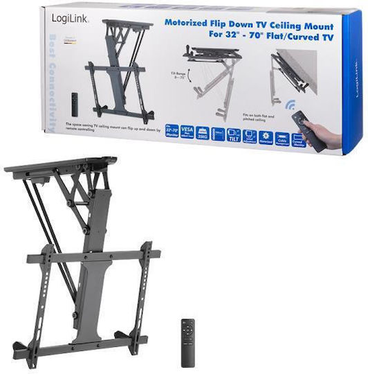 LogiLink BP0118 BP0118 TV Mount Ceiling with Arm up to 70" and 35kg