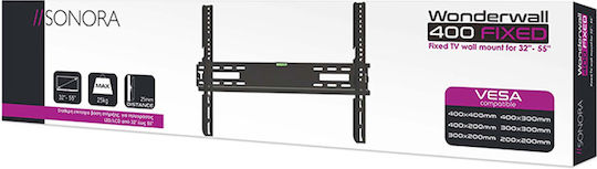 Sonora WonderWall 400 Fixed Βάση Τηλεόρασης Τοίχου έως 55" και 25kg