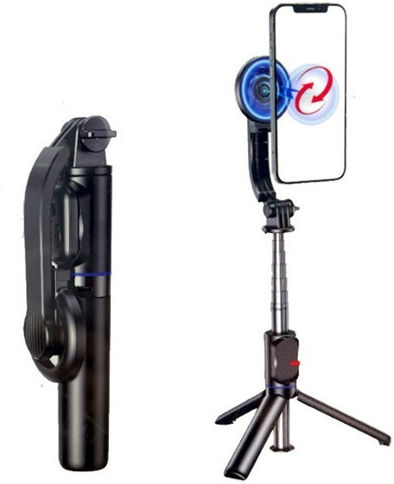 Awei X51 Selfie Stick Cell Phone Tripod Bluetooth Black