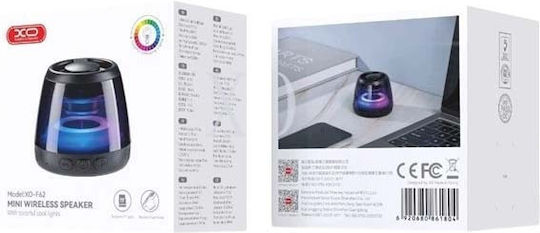 XO F62 Ηχείο Bluetooth 3W με Διάρκεια Μπαταρίας έως 7 ώρες Μαύρο