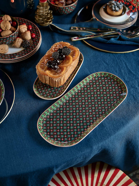PiP Studio Πιάτο Ρηχό από Πορσελάνη Μωβ με Διάμετρο 33.3cm