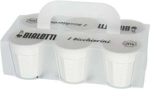 Bialetti Set of Cups Espresso Porcelain White 6pcs