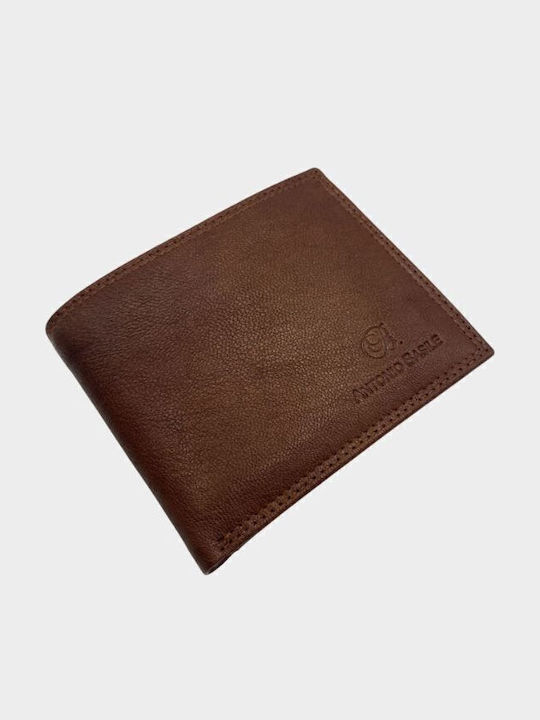 Leather Men's Wallet Classic Brown