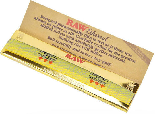 Raw Classic Ethereal Χαρτάκια Στριφτού Τσιγάρου Slim King Size 32 φύλλα 1τμχ