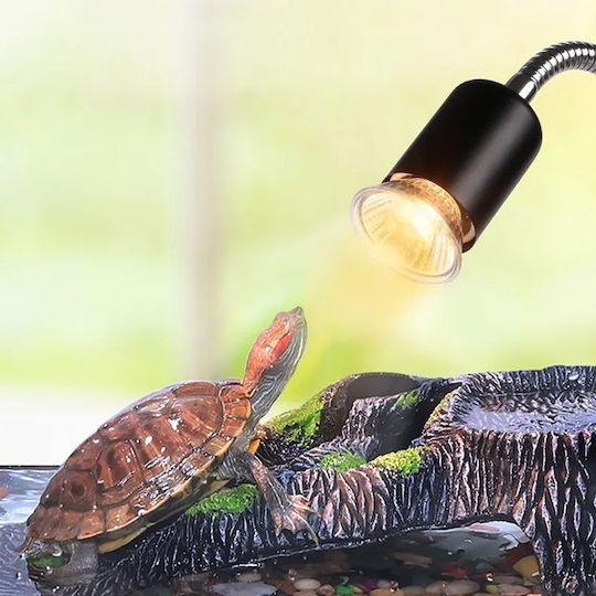 Heat Lamp UVA+UVB 3 Reptiles Turtles Clamp On/Off Switch Lamp UVA UVB 50W