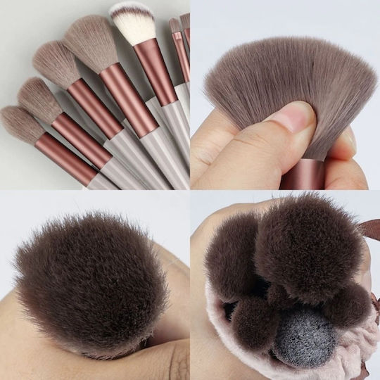 Set with Makeup Brushes for Eye Shadow 13pcs