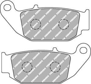 Ferodo Rear Disc Brake Pads Set 88.1x40x10mm Platinum Material Honda Cbr Crf 125/250 2004-2018