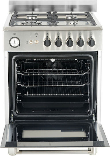La Germania Gas Cooker 65lt W60cm. Red
