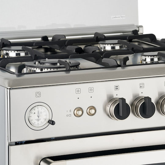 La Germania Gas Cooker 65lt W60cm. Red