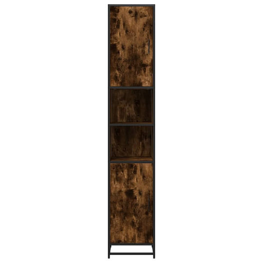 vidaXL Badezimmersäule Boden H35xB37.5xH188.5cm Eiche
