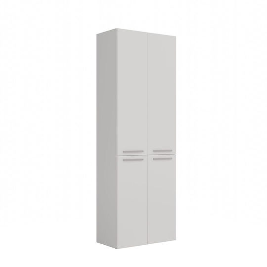 Topeshop Nel 2K DD Στήλη Μπάνιου Δαπέδου Μ60xΒ30xΥ174cm Λευκή