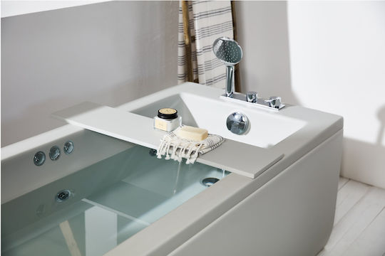 Acrilan Zira Acrylic Bathtub with Hydromassage 130x70cm