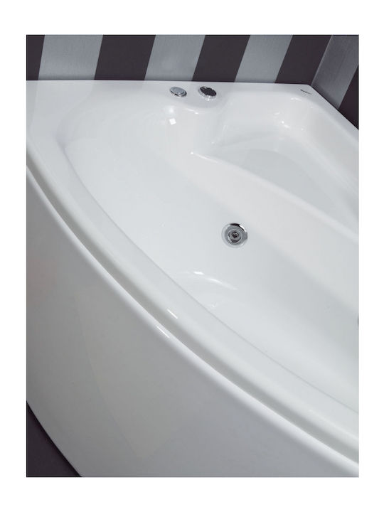 Sanitec Lydia L Лява гърба на ваната Акрил 165x100см