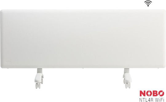 Nobo Konvektorheizung Wand 1500W mit elektronischem Thermostat und WiFi 102.5x40cm Weiß