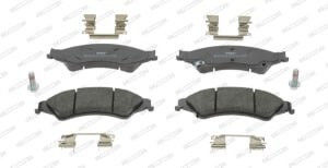 Front Brake Pads Set Ford Ranger 2.0d-3.2d 04.11 Ferodo Height 68.1 Mm Width 194.1 Mm Thickness 16.5 Mm