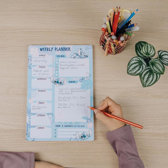 Disney Lilo & Stitch Watercolor Planner Γραφείου