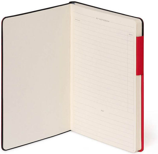Legami Milano Notebook 192 Sheets B6 with Blank Pages White