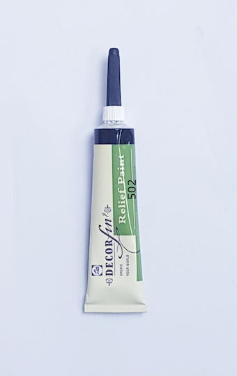 Decorfin Craft Paste Blue Outline for Wood and Glass 20ml