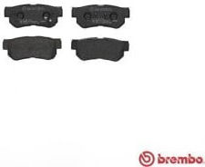 Brembo Disc Brake Pads Set Hyundai Kia 41mm Height 99mm Width 15mm Thickness Rear Mando Wear Sensors 2 Without Accessories