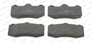 Front Bremsbelag Set Ferodo Lotus Evora Exige Renault Clio Ii Seat Ibiza Iii-iv Sc St 1.2-3.5 11.00 Höhe 81,6mm Breite 130mm Dicke 16,7mm