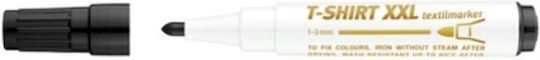 Ico T-Shirt XXL Marker Schwarz Für Stoff 1-3χιλ.