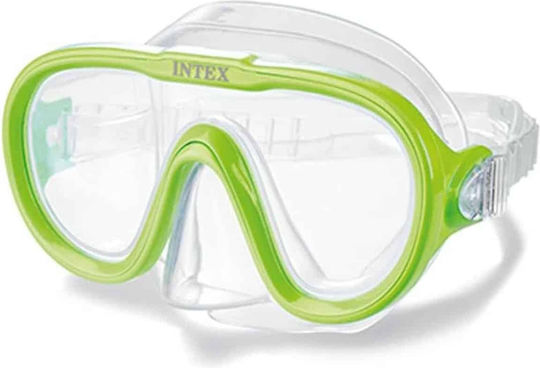 Intex Mască De Scufundare Din Silicon Cu Snorkel Pentru Copii Reef Rider Verde