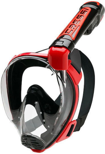 CressiSub Full Face Diving Mask Duke Transparent/Red