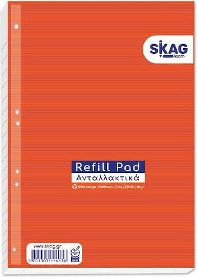 Skag 50 Refill Pads B5 Ruled Sheets