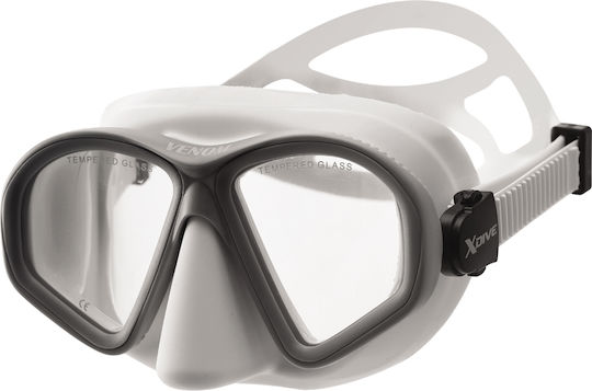 XDive Venom Silikon Tauchmaske Weiß