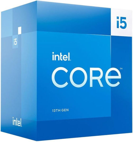 Intel Core i5-13400F 1.8GHz Процесор 10 Ядра за Сокет 1700 в Кутия с Включва Охладител