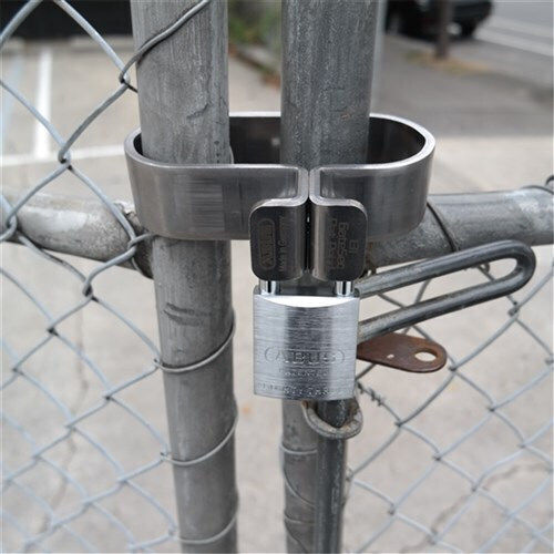 Abus Gatesec 131 Προσθήκη Λουκέτο Ασφαλείας Μονών Διπλών Θυρών Στρογγυλό Προφίλ