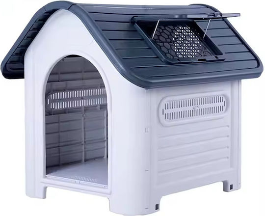 Dog House Plastic Outdoor Gray