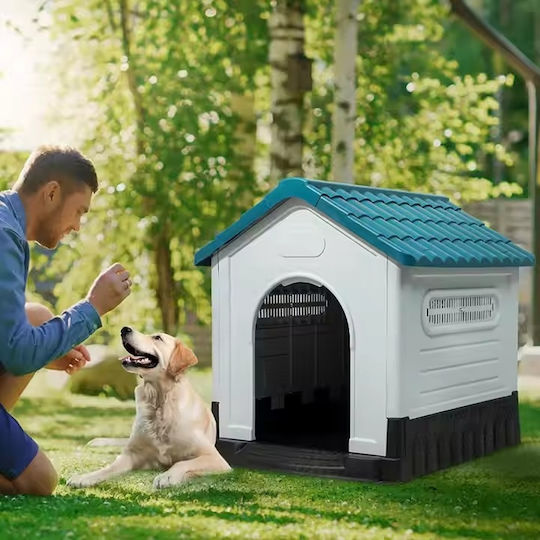 Dog House Plastic Outdoor Gray