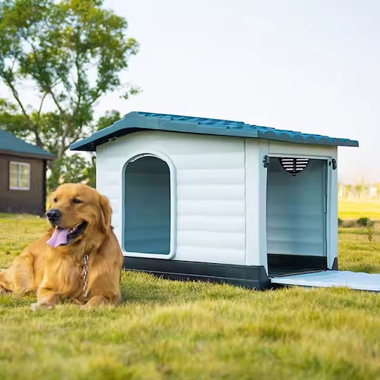 Dog House Plastic Outdoor Gray
