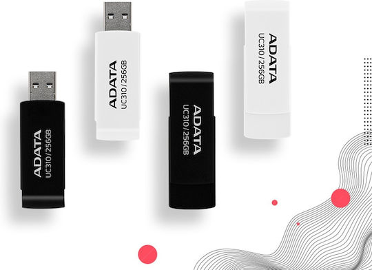 Adata Uc310 64GB USB 3.2 Stick Λευκό