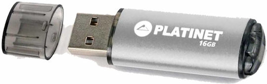 Platinet X-depo 16GB USB 2.0 USB флашка Сребрист