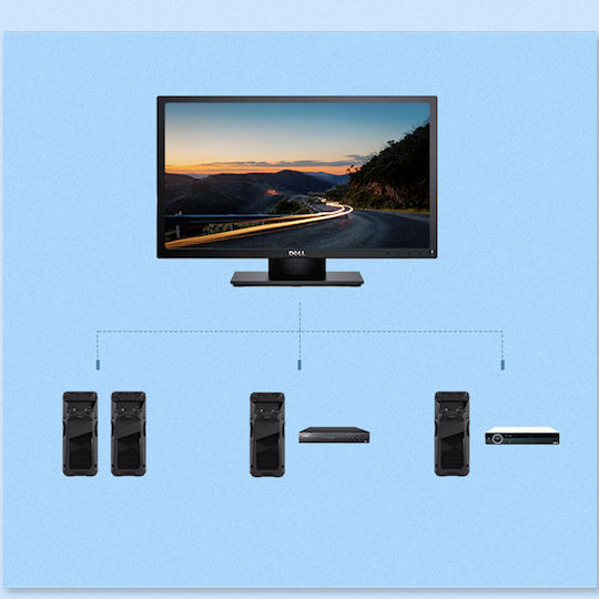 Ugreen 2 In 1 Out USB VGA KVM Switch