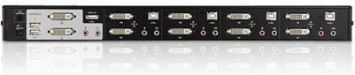 Aten 4-Port USB 2.0 DVI Dual View KVMP Switch