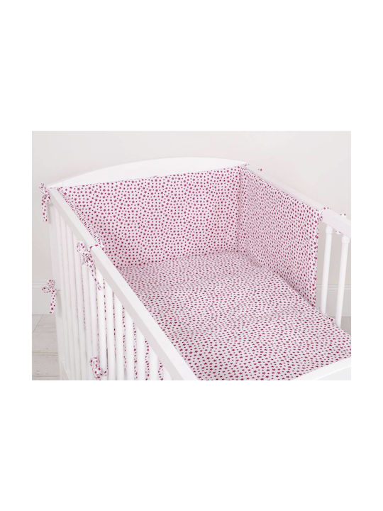 Bobono Set Kinderbettbezug Burgundy 90x120cm