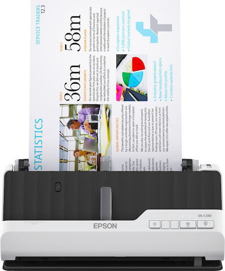 Epson DS-C330 Sheetfed (Τροφοδότη χαρτιού) Scanner A4