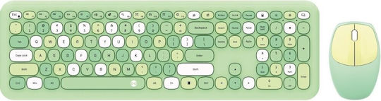 Forever Candy Wireless Keyboard & Mouse Set English US Green