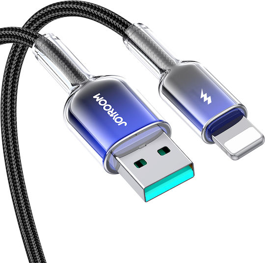 Joyroom Series USB-A to Lightning Cable 60W Μαύρο 1.2m