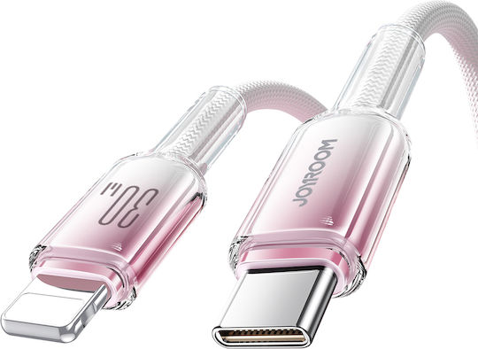 Joyroom Series Braided USB-C to Lightning Cable 30W Λευκό 1.2m