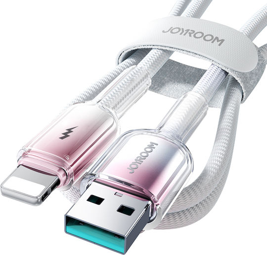 Joyroom Series USB-A zu Lightning Kabel 60W Weiß 1.2m