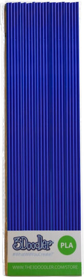 3Doodler PLA 3D Printer Filament 1.75mm Royal Blue 0.05kg PL02-ROYL 25τμχ (Refill)