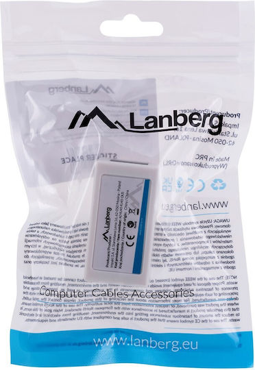 Lanberg Σύνδεσμος Καλωδίων 1τμχ AD-RJ45-RJ45-OU5