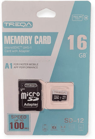 Treqa SD-12 SDHC 16GB Class 10 U1 A1 UHS-I with Adapter