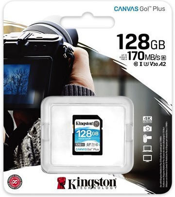 Kingston 128gb Sdxc Canvas Go Plus 170r